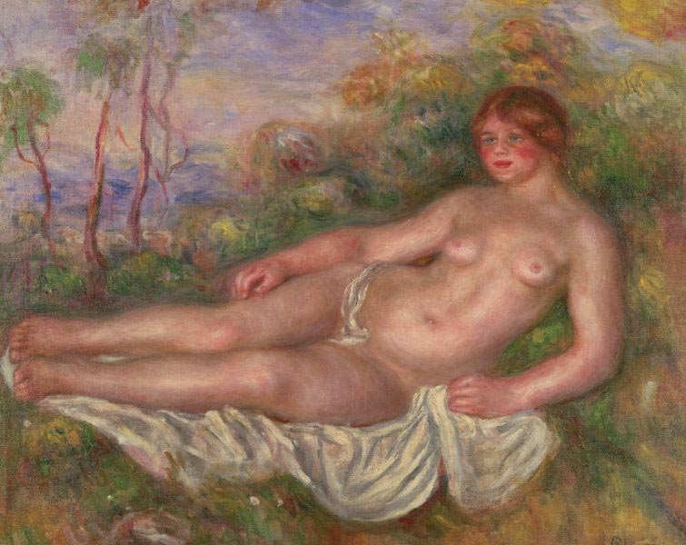 Reclining Woman Bather